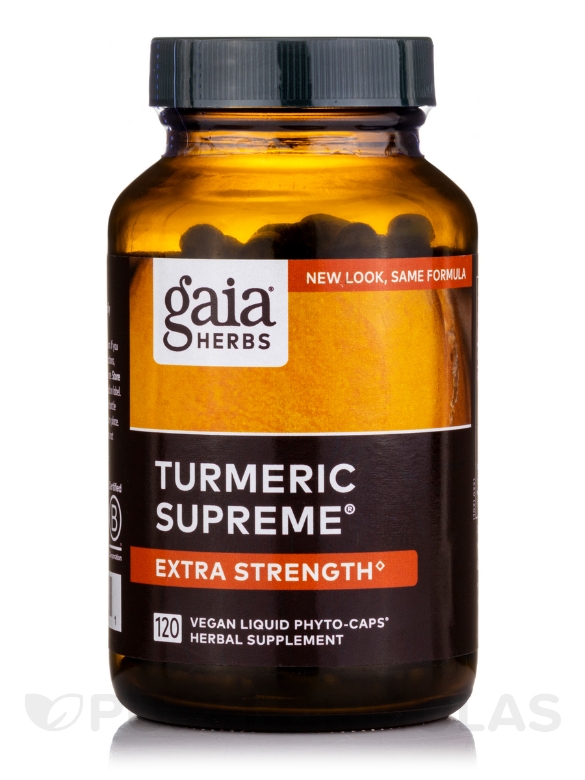 Turmeric Supreme: Extra Strength - 120 Vegan Liquid Phyto-Caps®