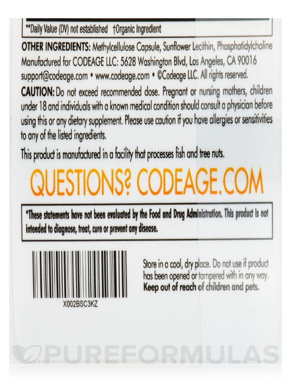 Codeage Fermented Turmeric - 90 Capsules - Alternate View 5