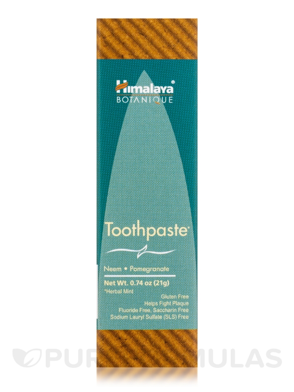 Neem & Pomegranate Toothpaste - 0.75 oz (21 Grams) (Travel Size) - Alternate View 3