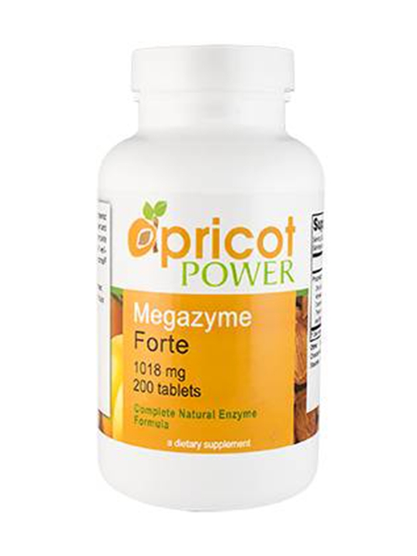 Megazyme Forte: Pancreatic Enzymes - 200 Tablets