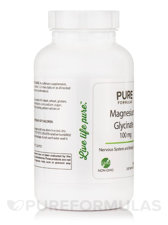 Magnesium Glycinate 100 mg - 120 Tablets - Alternate View 4