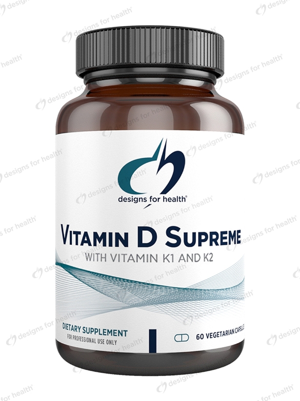 Vitamin D Supreme with Vitamin K1 and K2 - 60 Vegetarian Capsules