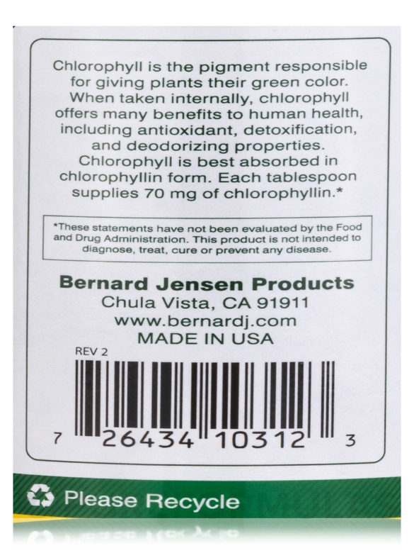 Liquid Chlorophyll Concentrate