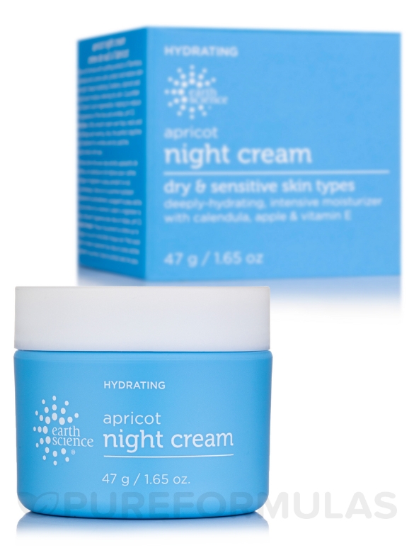 Apricot Night Cream with Deeply Hydrating Apricot & Vitamin E - 1.65 oz (47 Grams) - Alternate View 1