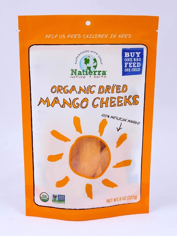 Organic Dried Mango Cheeks - 8 oz (227 Grams)