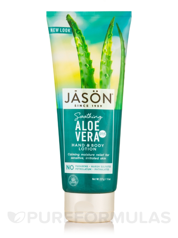 Soothing 84% Aloe Vera Hand & Body Lotion - 8 oz (227 Grams)