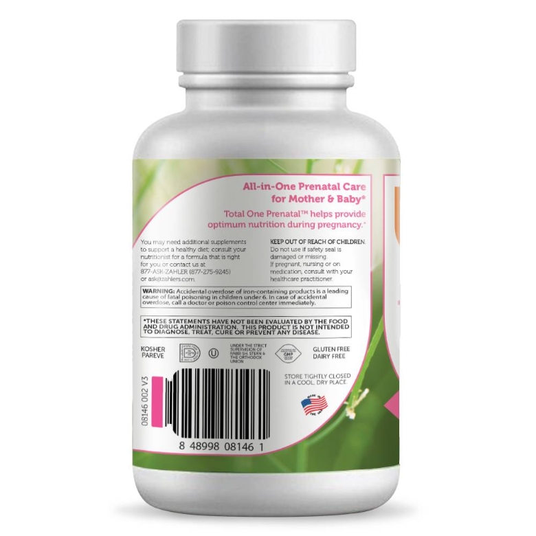 Total One Prenatal™ - 60 Capsules - Alternate View 2