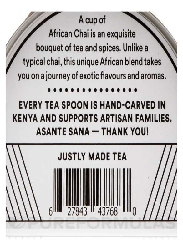 African Chai Tin - Loose Leaf Purple Tea - 4.1 oz (115 Grams) - Alternate View 7