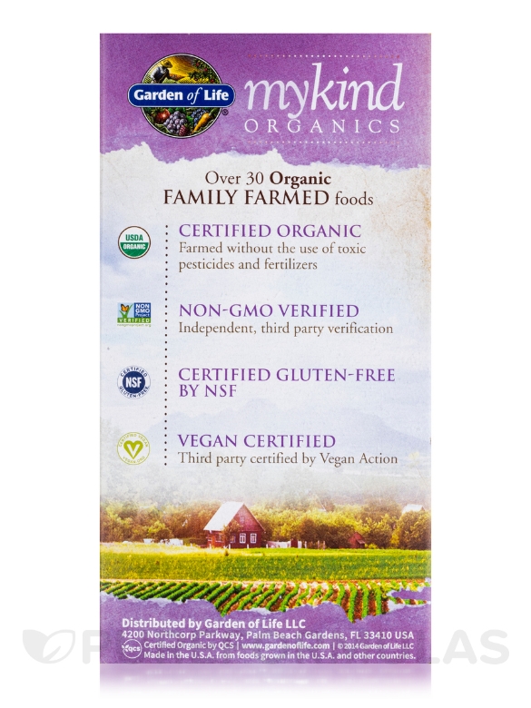 mykind Organics Women's Once Daily - 60 Vegan Tablets - Alternate View 5