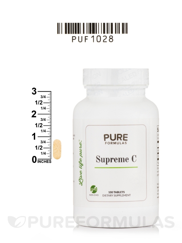 Supreme C with Bioflavonoids - 100 Tablets - Alternate View 8