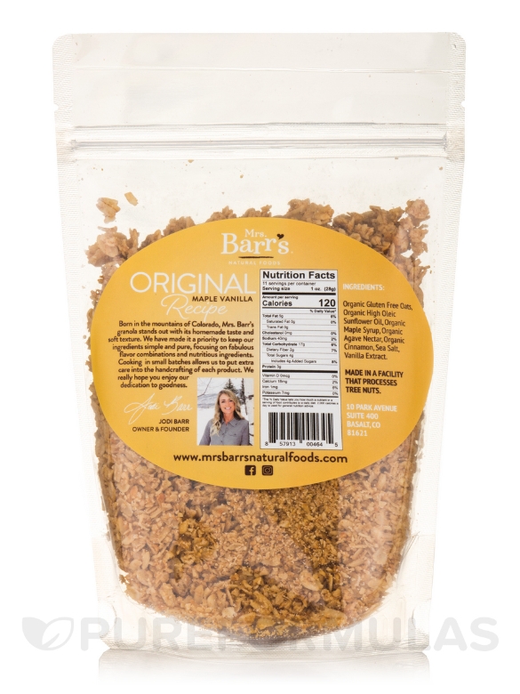 Original Maple Vanilla Granola - 10 oz (283 Grams) - Alternate View 1