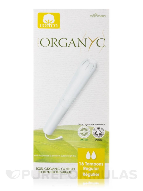 Cotton Tampons with Applicator (Regular) - 16 Count - Alternate View 1