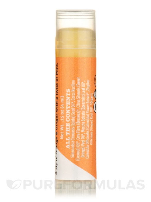 Orange Ginger Lip Balm - 0.15 oz (4 ml) - Alternate View 2