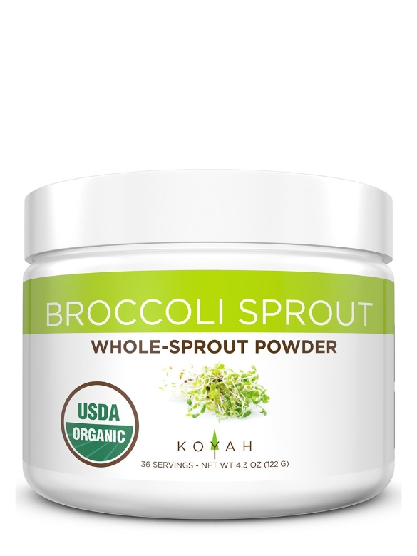 Organic Freeze-Dried Broccoli Sprout Powder - 4.3 oz (122 Grams)