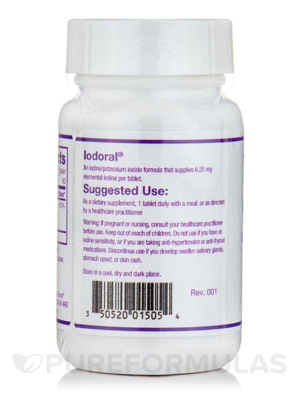 Iodoral 6.25 mg - 90 Tablets - Alternate View 2