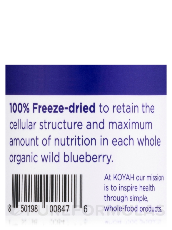 Organic Freeze-Dried Wild Blueberry Powder - 5.4 oz (162 Grams) - Alternate View 6