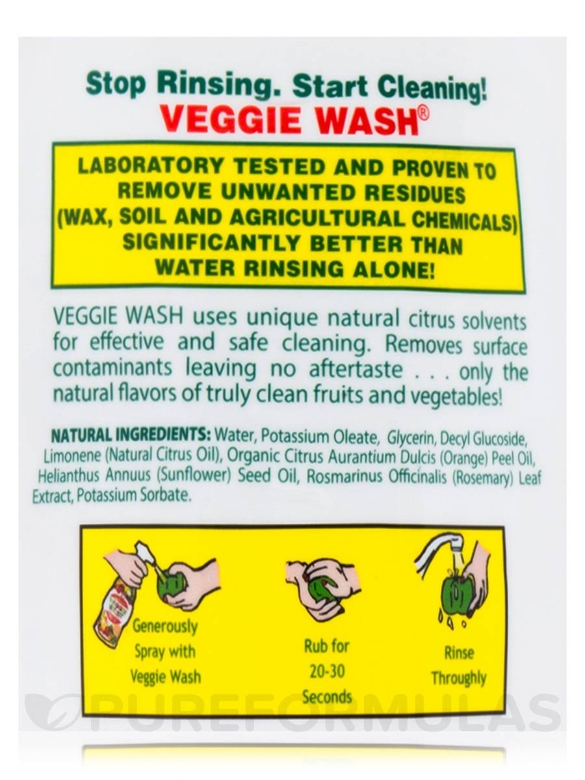 Veggie Wash® Natural Fruit and Vegetable Wash with Trigger Sprayer - 16 fl. oz (473 ml) - Alternate View 2