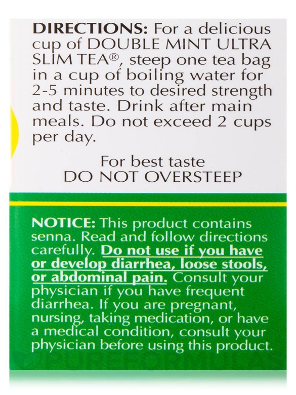 Ultra Slim Tea® Double Mint - 24 Tea Bags (1.69 oz / 48 Grams) - Alternate View 5