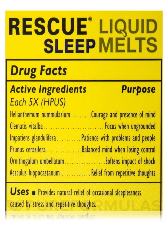 Rescue Sleep Liquid Melts - 28 Capsules - Alternate View 7