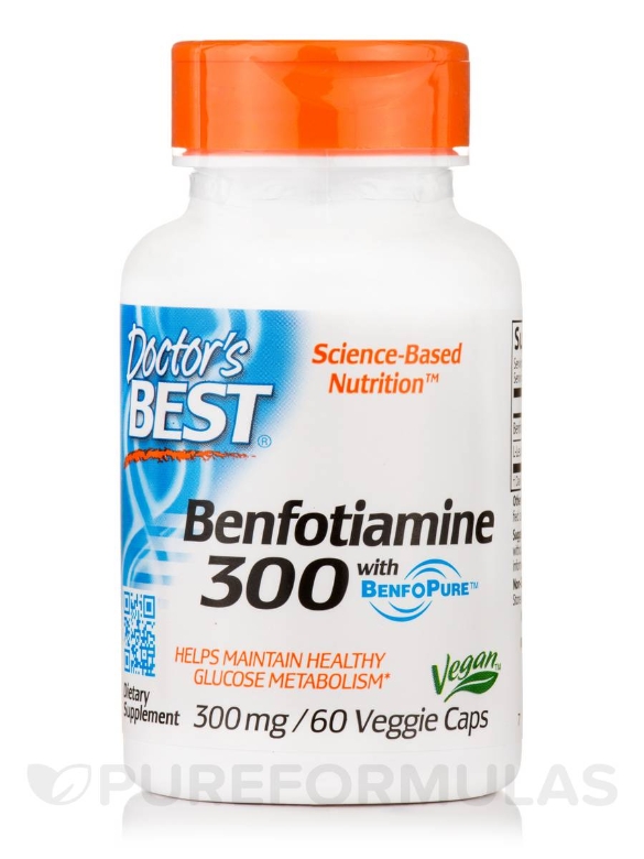 Benfotiamine 300 with BenfoPure™ - 60 Veggie Capsules