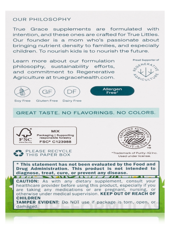 True Littles™ Probiotic + D3 - 30 Individual Stick Packs - Alternate View 9