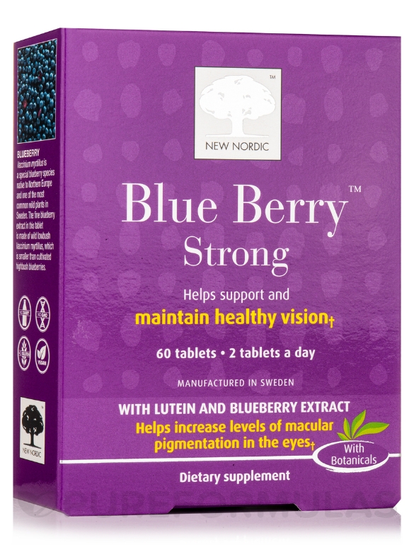 Blue Berry™ Strong - 60 Tablets