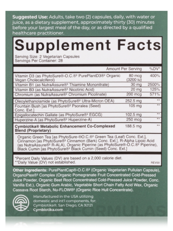 Metabolic Health - 56 Capsules - Alternate View 8